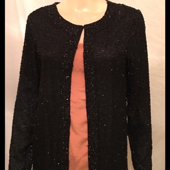 Vintage Sténay Silk Beaded Jacket - Picture 2 of 5